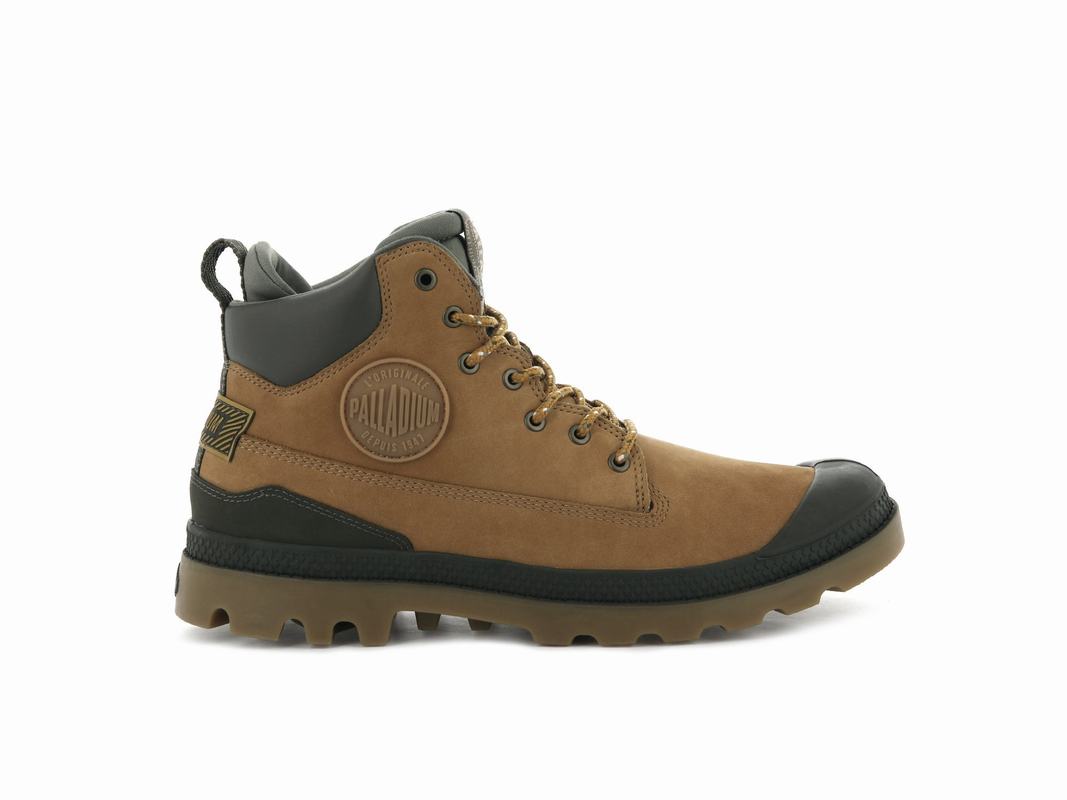 Palladium Pampa Sc Outsider Wp+ Mens Waterproof Boots Gold Australia [LWDCRF-574]